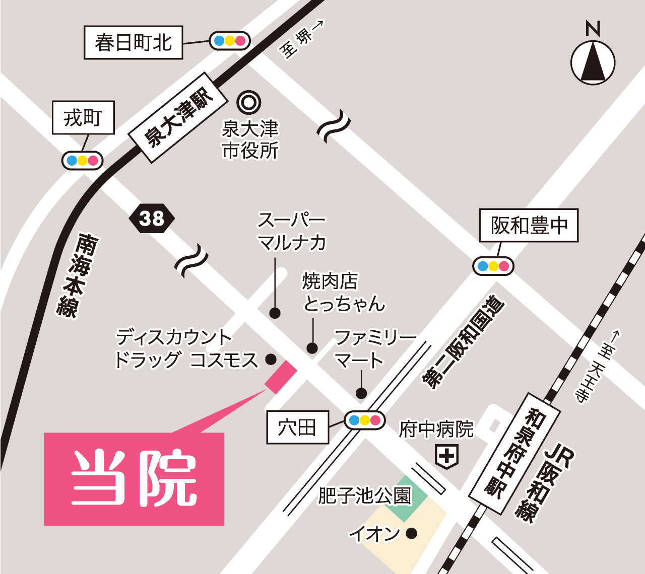 よしだ乳腺ホームクリニック地図