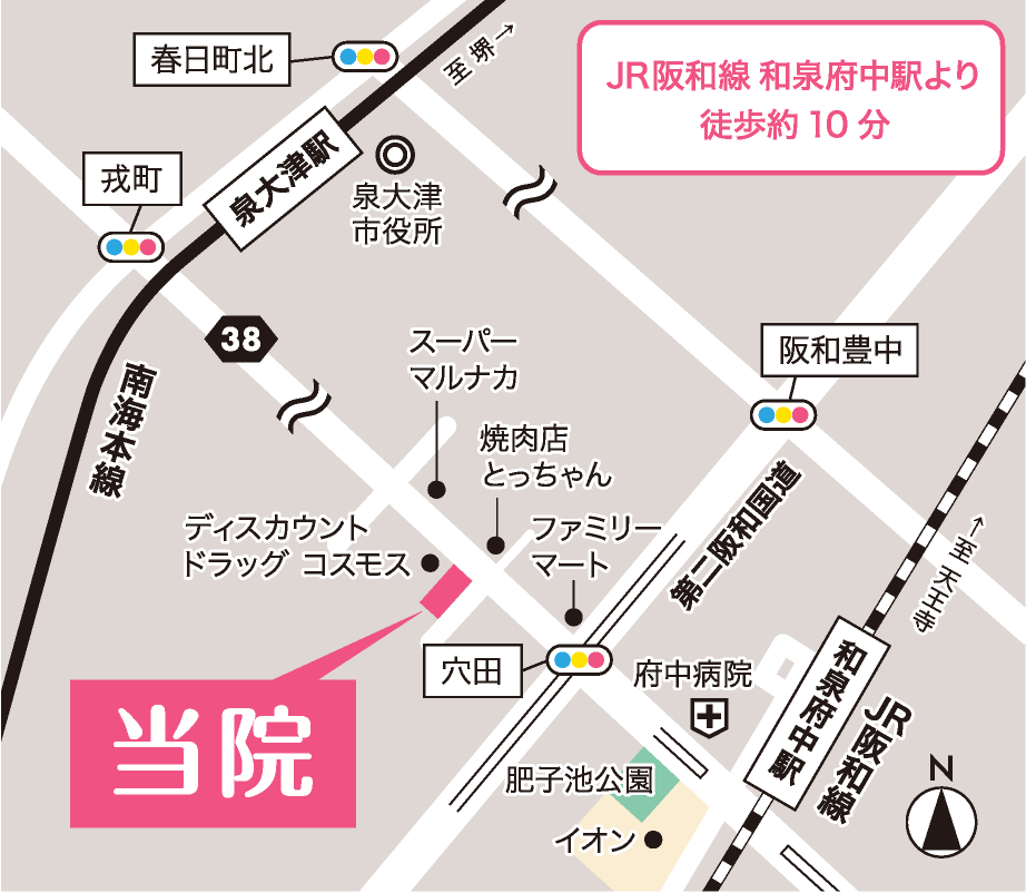 よしだ乳腺ホームクリニック地図